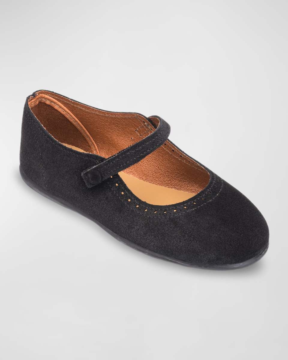 Girl's Suede Mary Jane Shoes, Baby/Toddler/Kids
