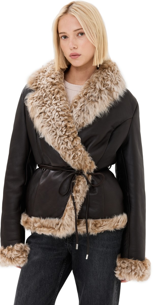 Saks Potts Moss Jacket Brown/Light Brown