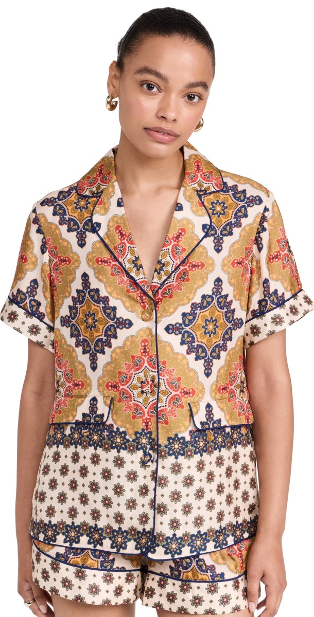Cara Cara Portofino Top Mandala Navy