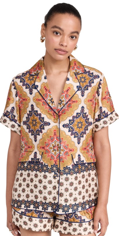Cara Cara Portofino Top Mandala Navy