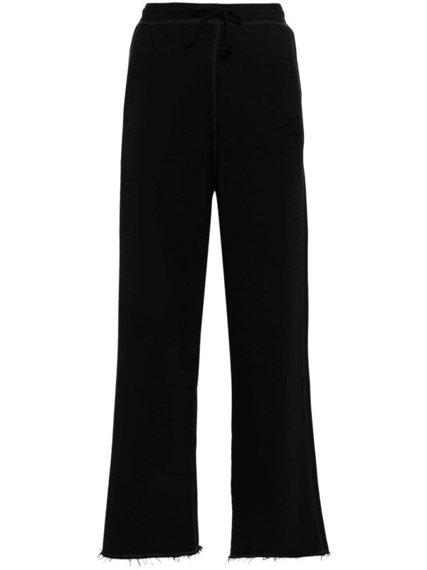 embroidered-logo track pants
