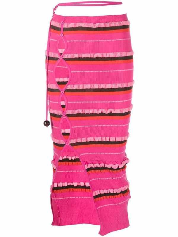 La jupe maille Concha midi skirt