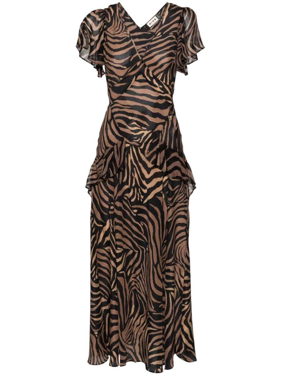 Evie silk midi dress