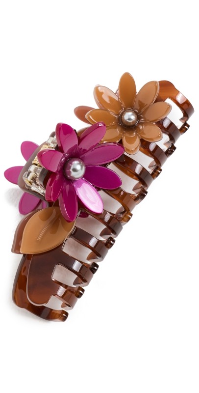 Lele Sadoughi Petunia Claw Clip Rust