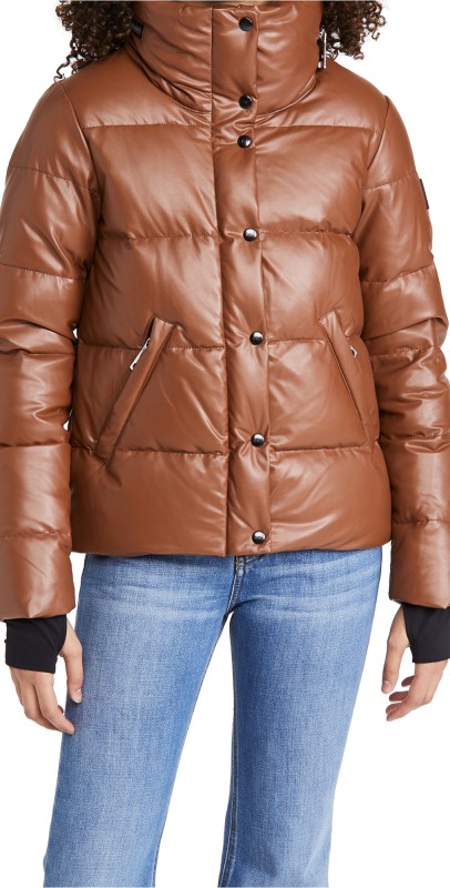 SAM. Vegan Leather Isabel Jacket Saddle