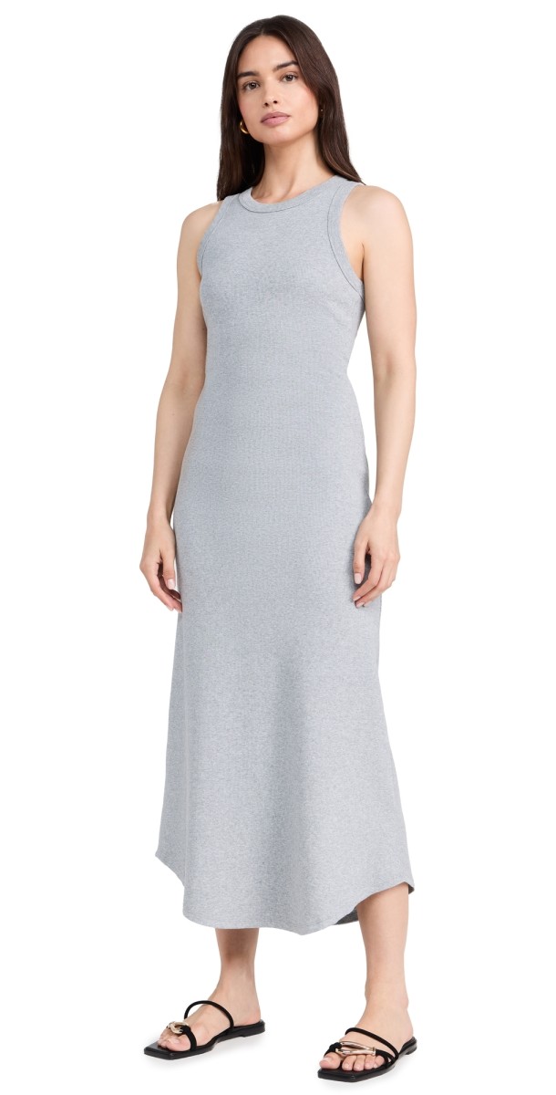 Z Supply Goodwin Dress Classic Heather Grey