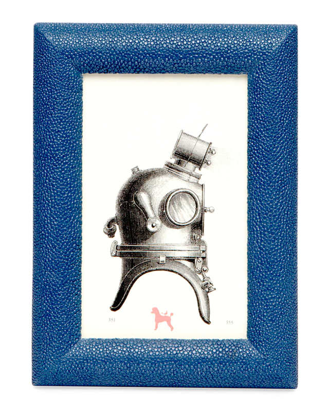Oxford Faux-Shagreen Frame, 4x