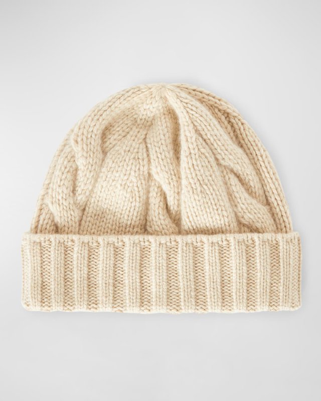 Cashmere Cable Knit Bean