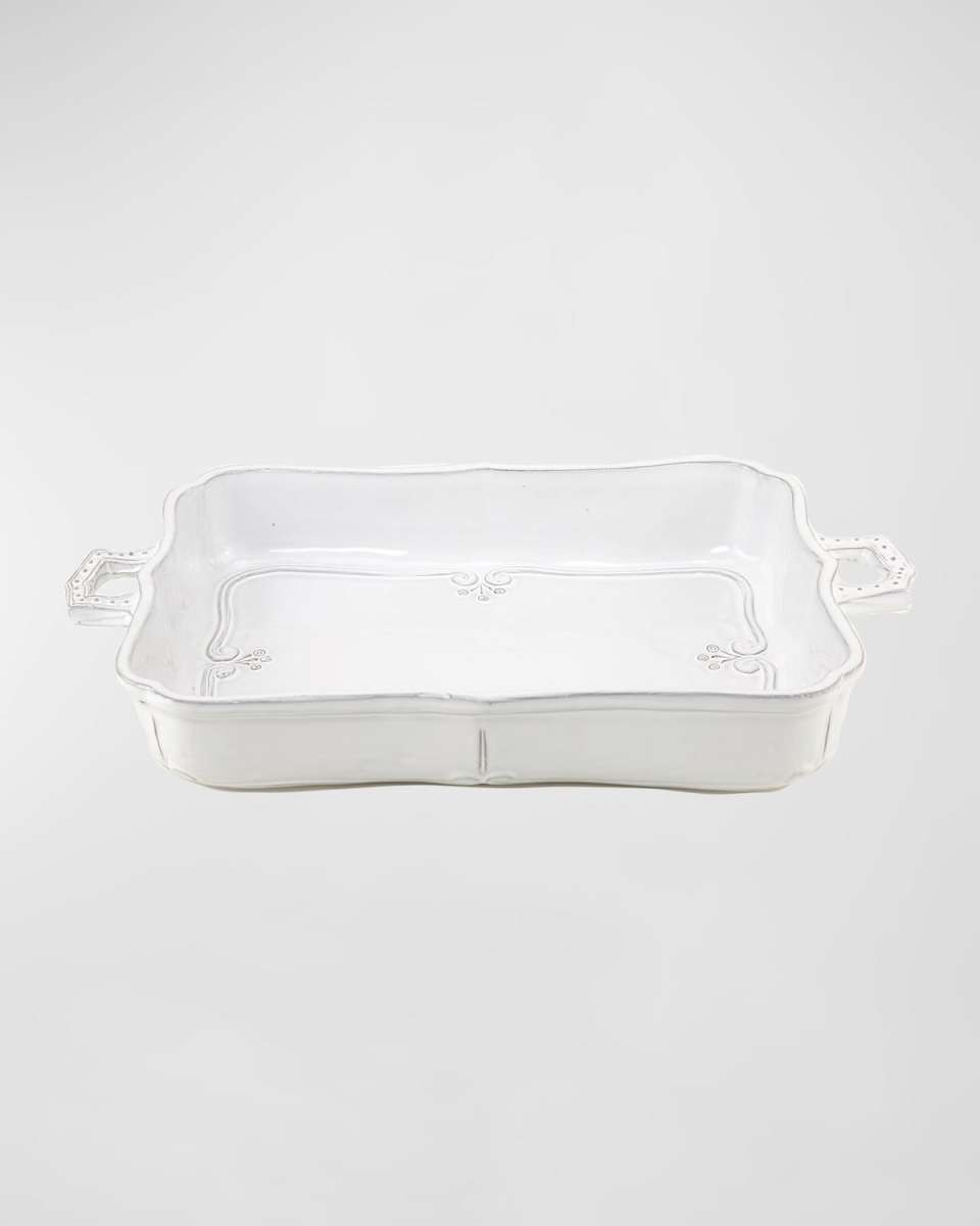 Bella Bianca Rectangular Lasagna Dish