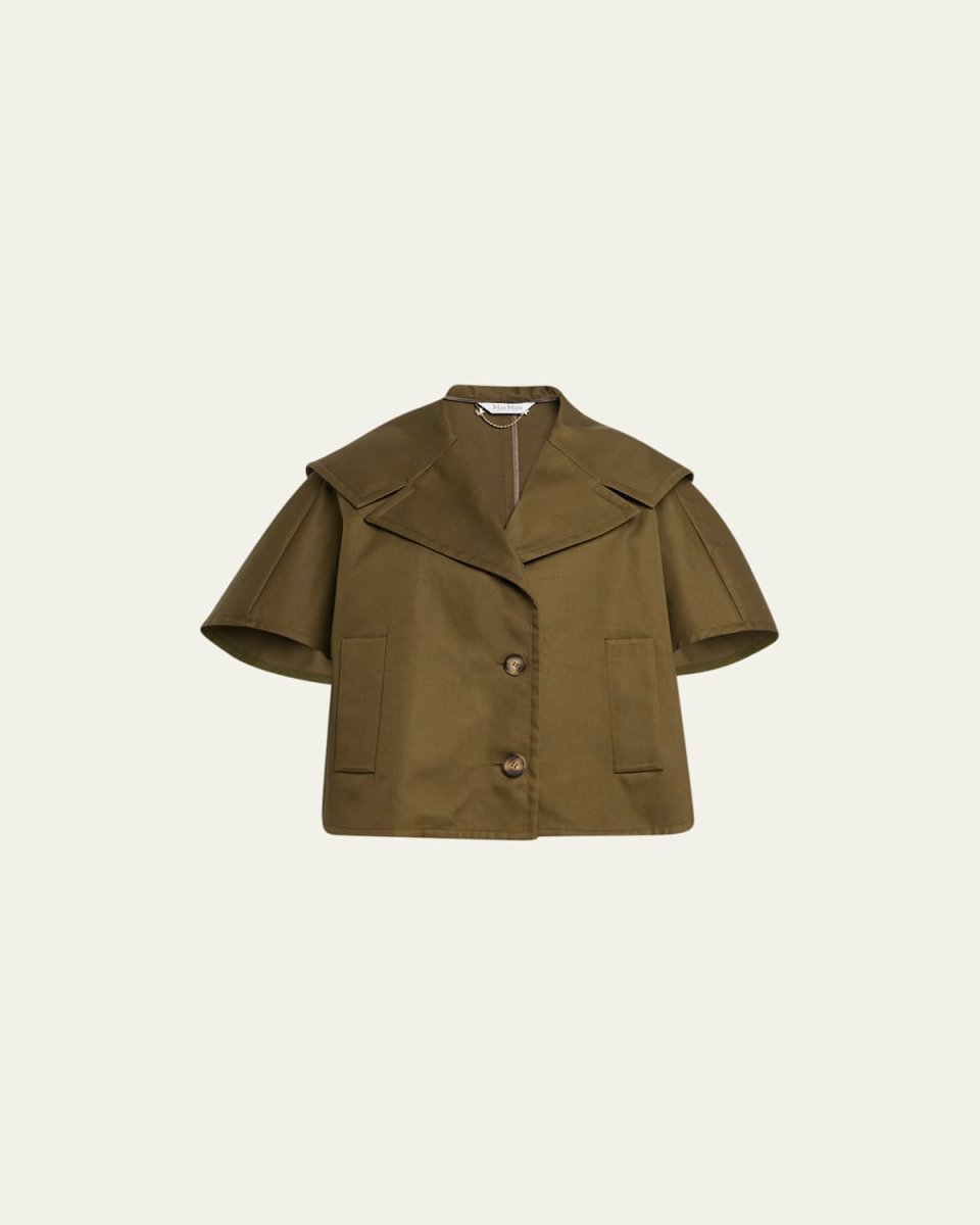 Canossa Doppio Gabardine Khaki Cap