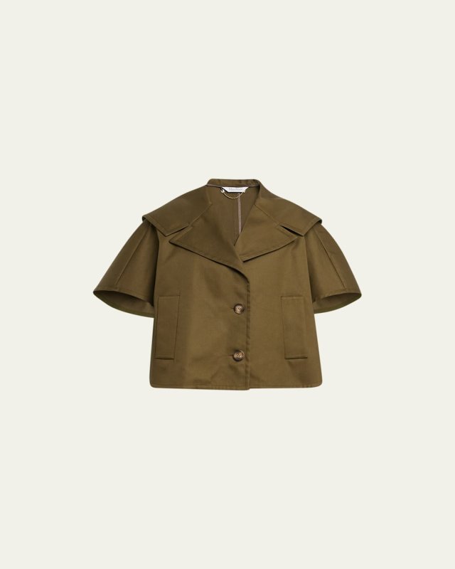 Canossa Doppio Gabardine Khaki Cap
