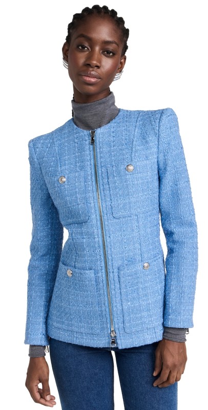 Veronica Beard Agni Dickey Jacket Skylight