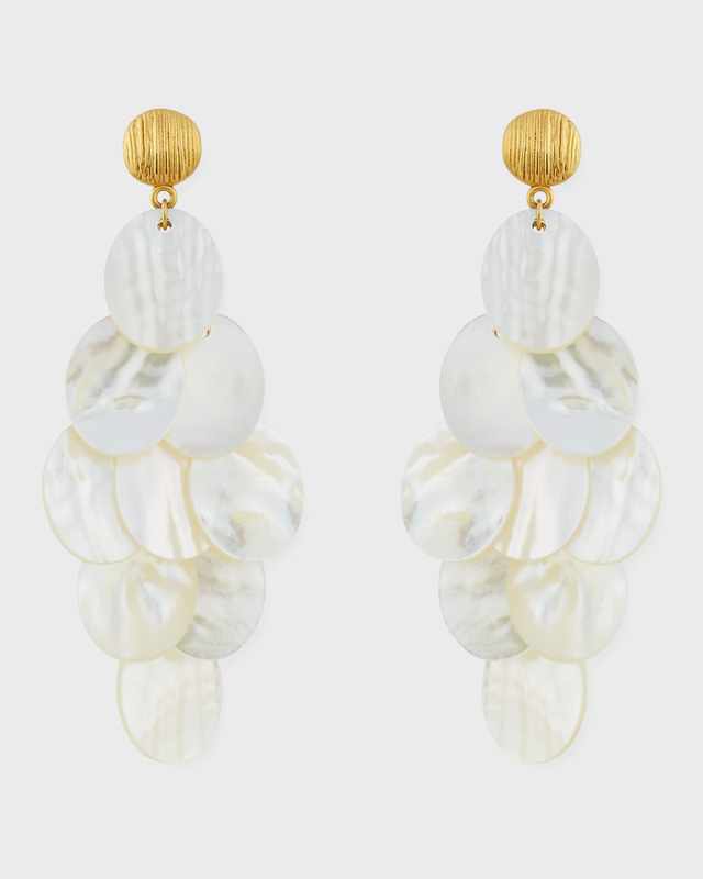 Mother-of-Pearl Chandelier Earrings