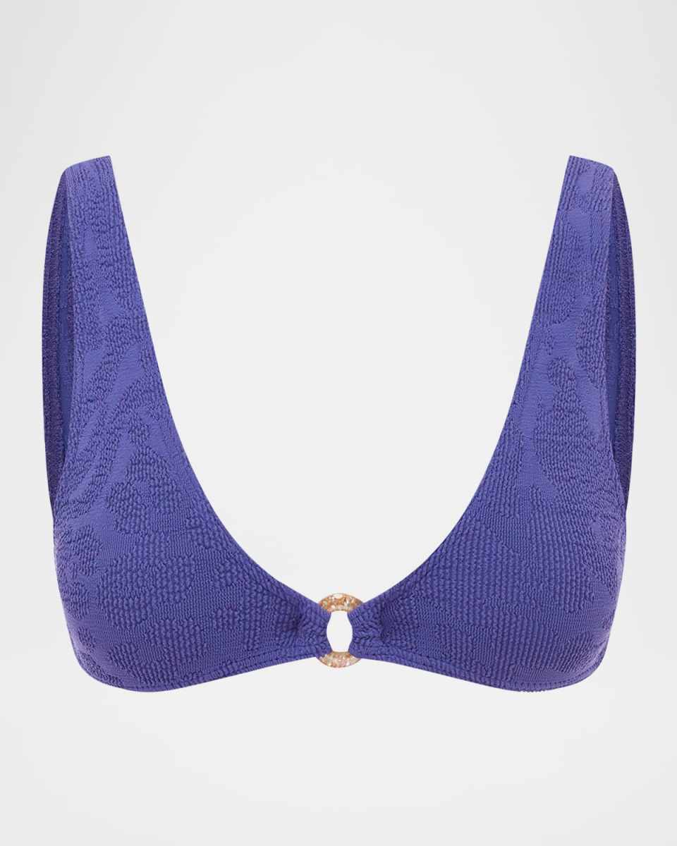 Sapphire Animalia Ring Scout Crop Bikini Top