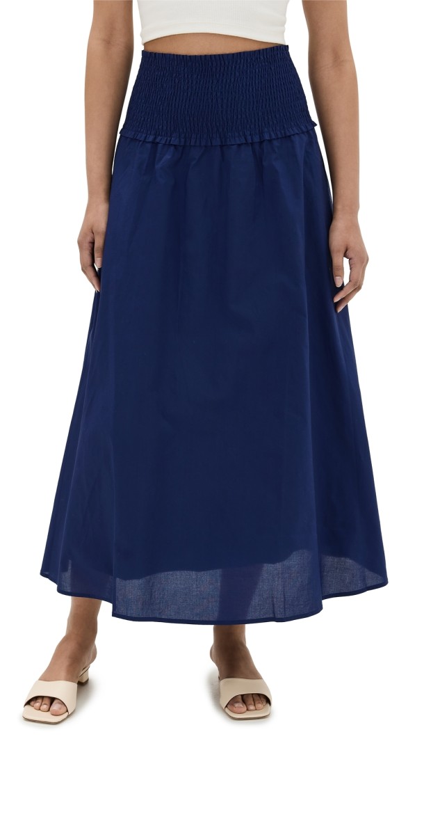 Hill House Home The Delphine Nap Skirt Navy