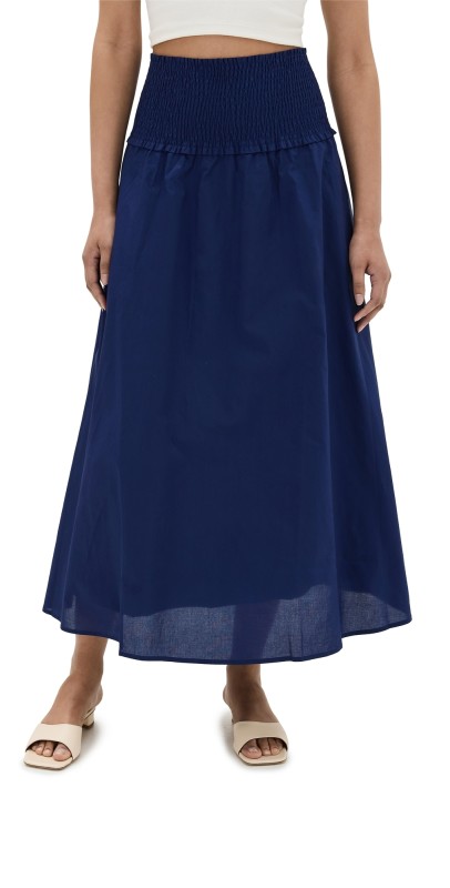 Hill House Home The Delphine Nap Skirt Navy