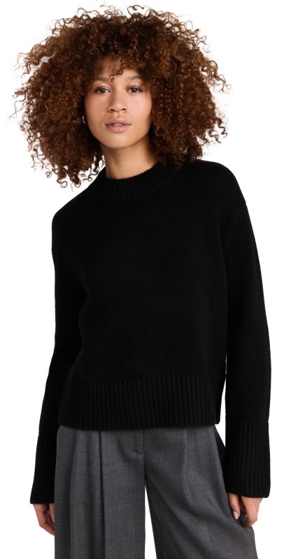 LISA YANG Sony Cashmere Sweater Black