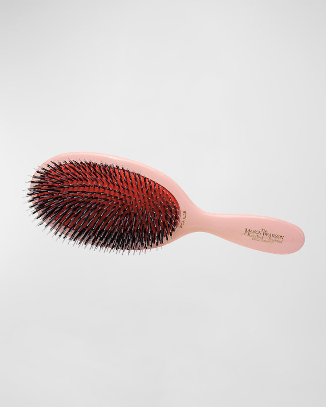 Pink Popular Mixture Bristle Hair Brush
