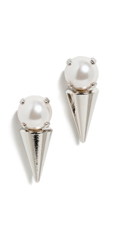 Justine Clenquet Harper Earrings Palladium