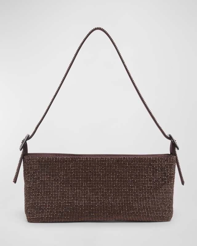 Your Best Friend La Grande Mesh Crystal Shoulder Bag