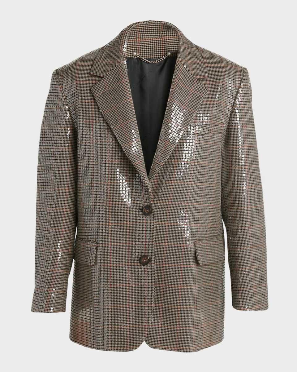 Journey Sequined Single-Breasted Jacket
