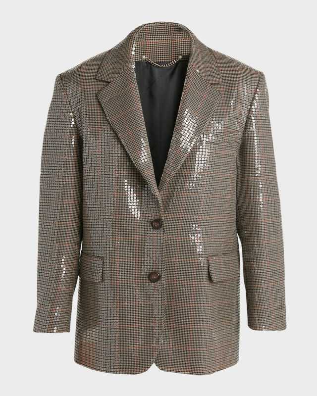 Journey Sequined Single-Breasted Jacket