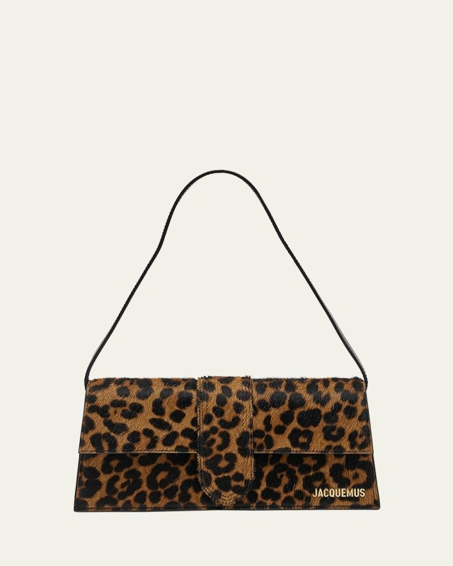 Le Bambino Long Leopard Shoulder Bag