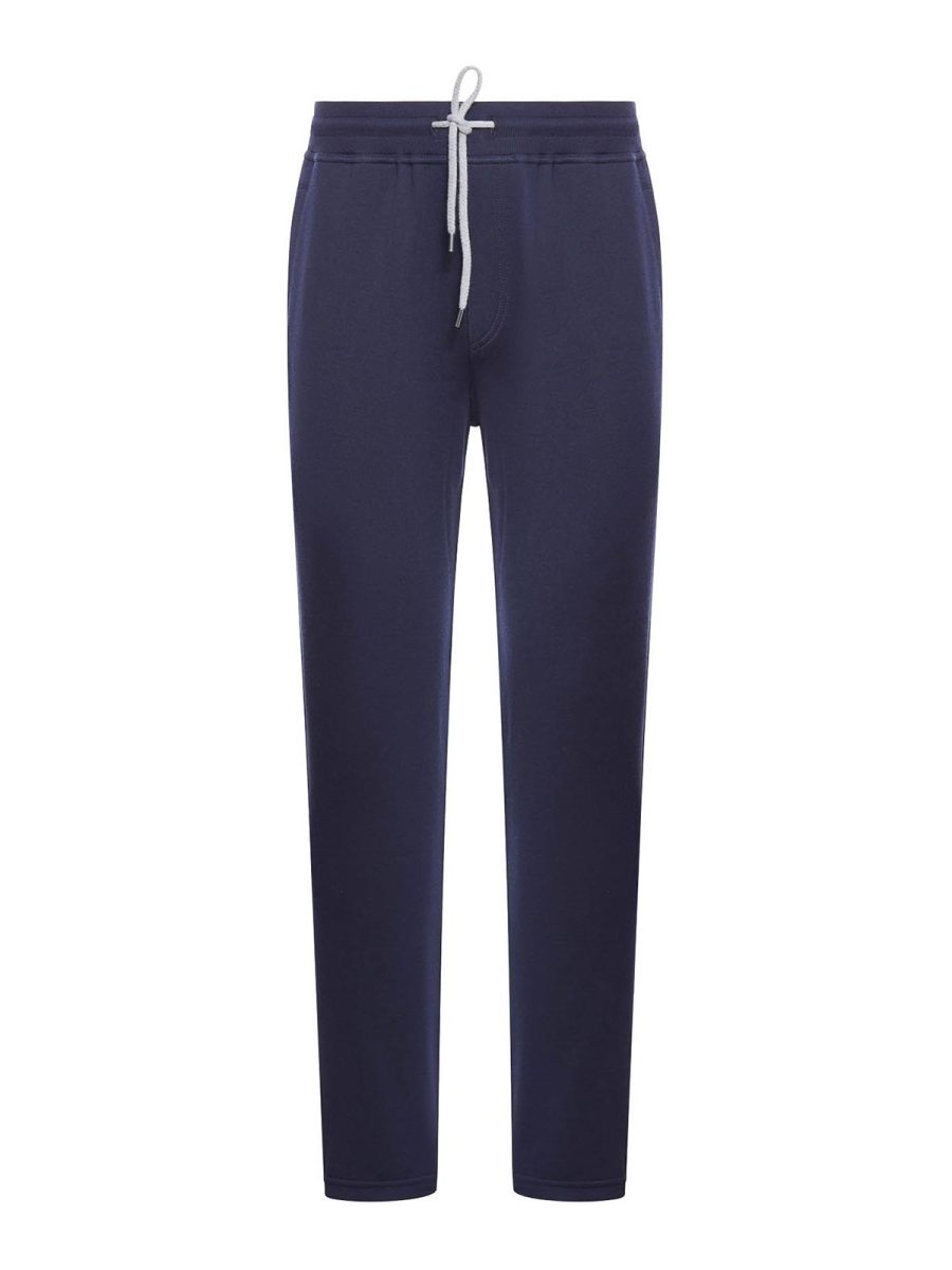 Brunello Cucinelli Pantalons De Sport - Bleu