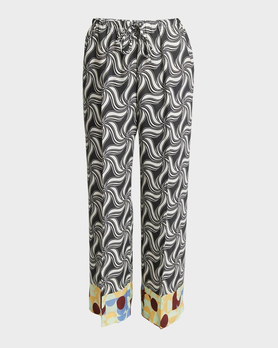 Puvis Printed Wide-Leg Pants
