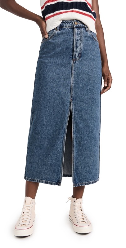 Rolla's Chicago Skirt Mid Vintage Blue