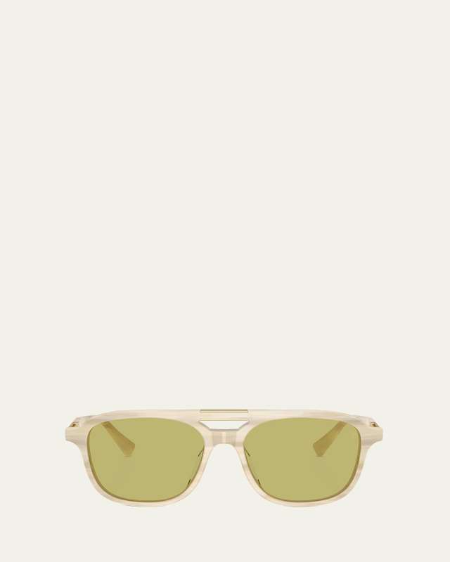 Polarized Acetate Aviator Sunglasses