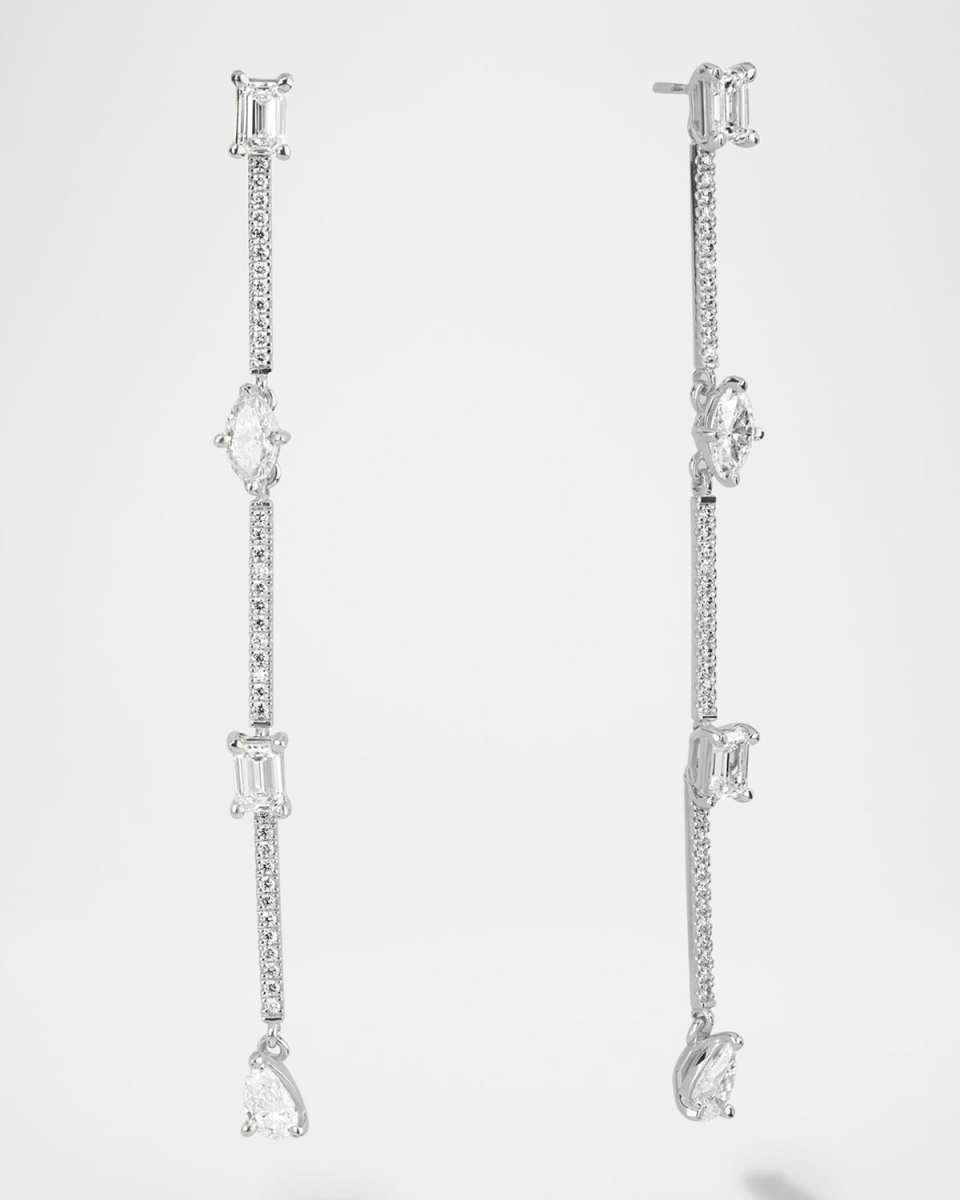 Flawless Fancies Curve Link Linear Earrings