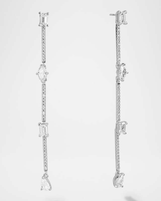 Flawless Fancies Curve Link Linear Earrings