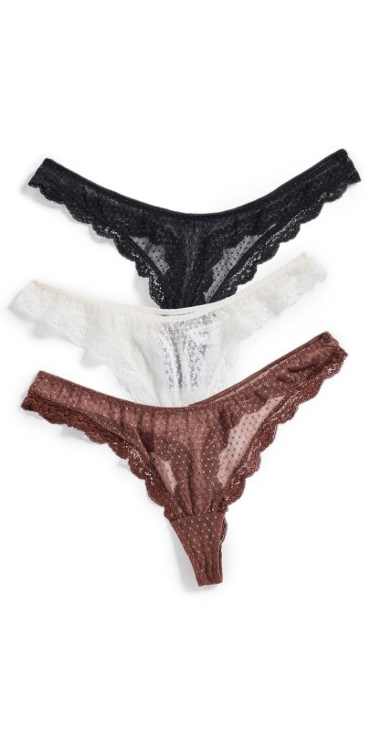 Free People Mid Week Thong Pack Assort