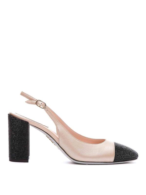 Rene Caovilla Chaussures À Talon - Couleur Chair
