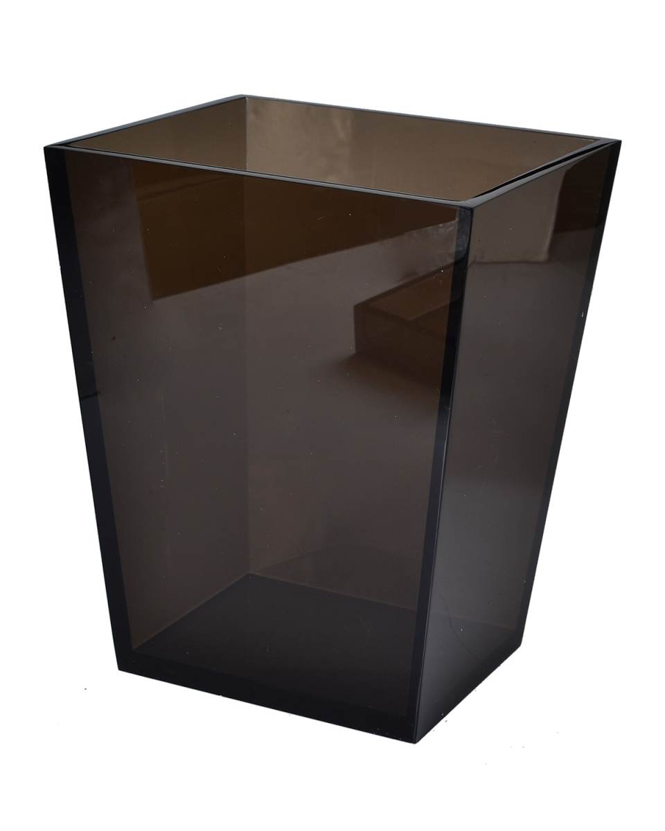 Smocked Ice Lucite Wastebasket