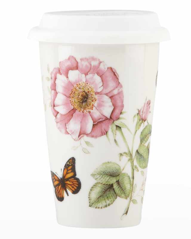 Butterfly Meadow Thermal Travel Mug