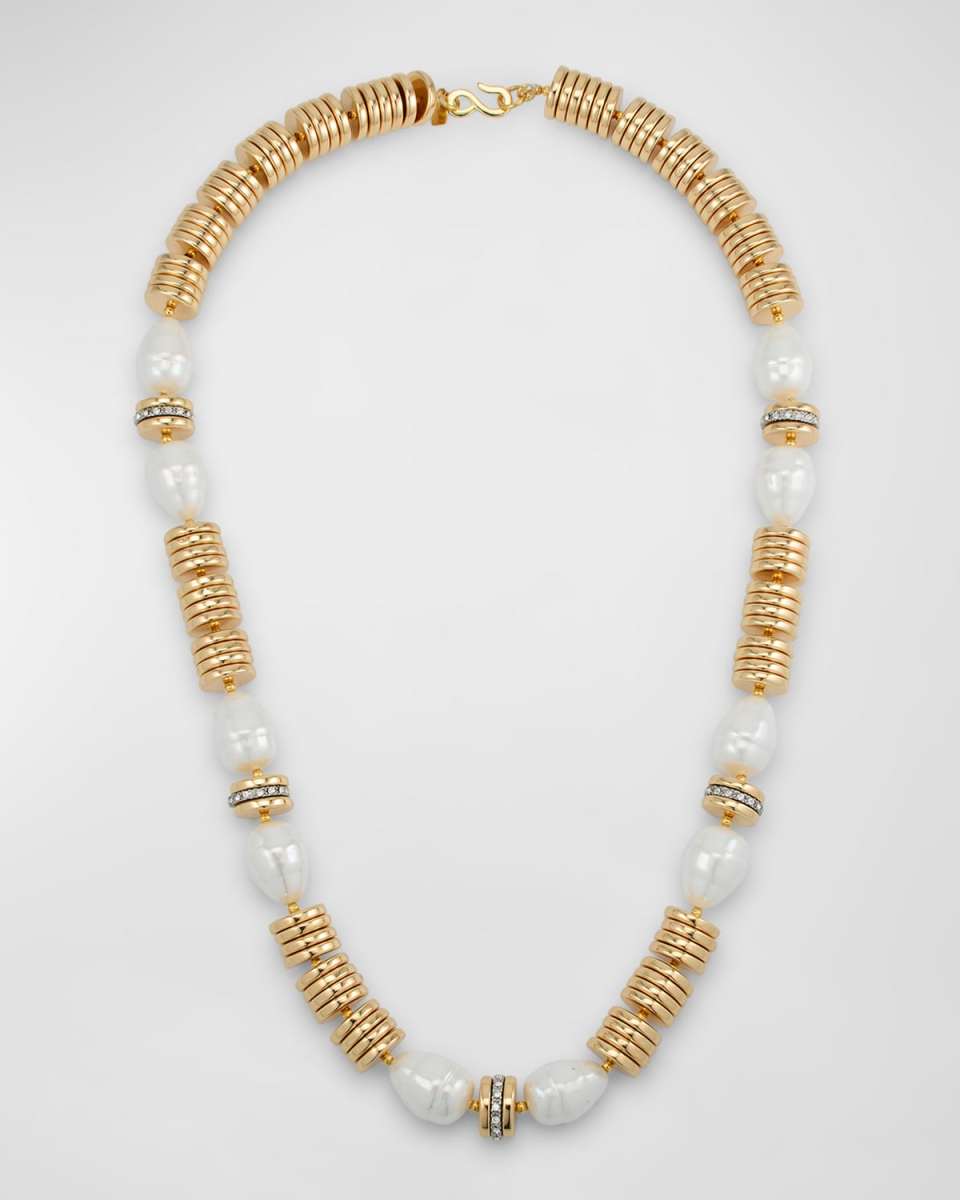 Pearl Crystal Necklace