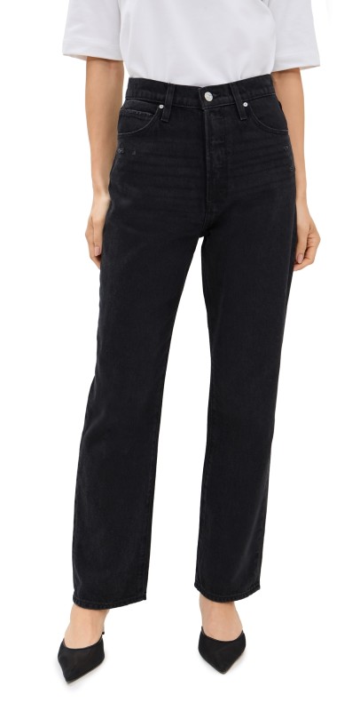 PAIGE Sawyer Jeans Dark Dawn Distressed