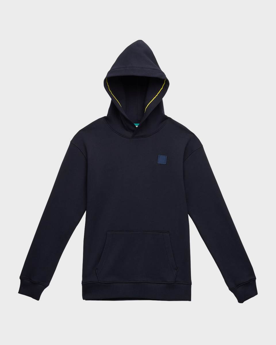 Boy's Embroidered Logo-Print Hoodie, Size 4-12