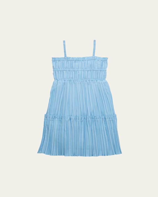 Girl's Parcie Crinkle Dress, Size 2-1