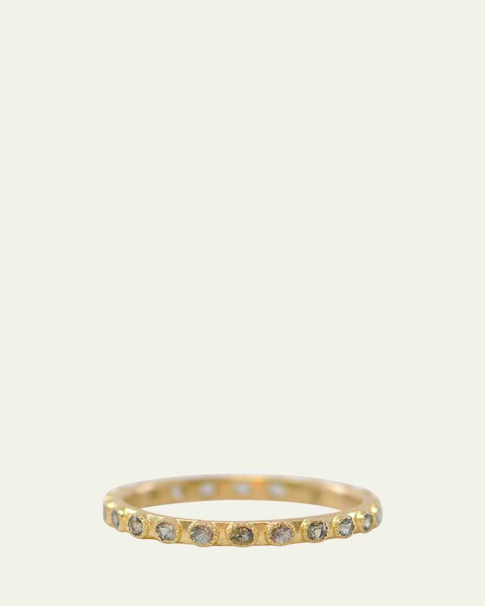 Sueno 18K Stack Band with Sapphires