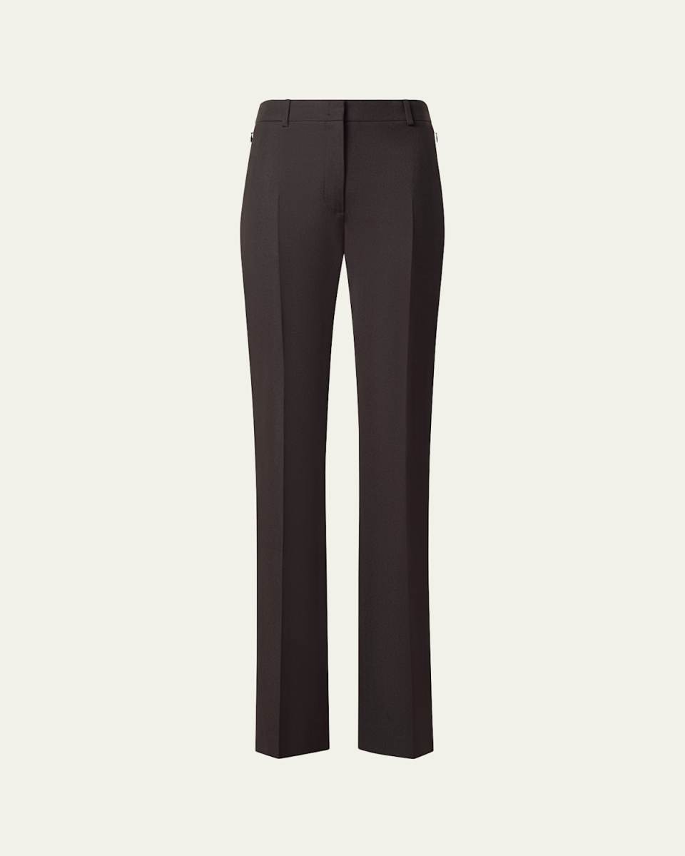 Marilyn Wool-Blend Bootcut Pants