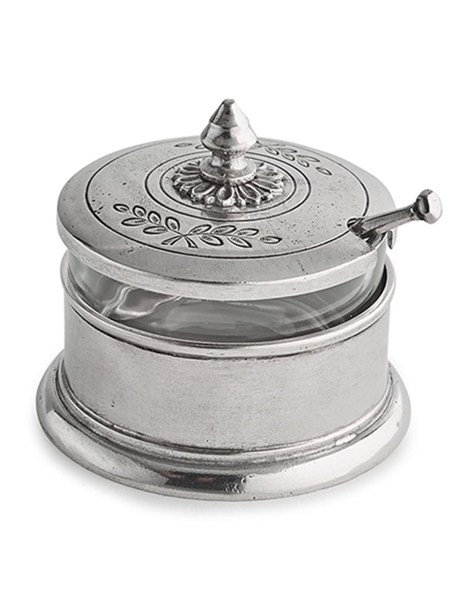 Peltro Condiment Bowl with Spoon