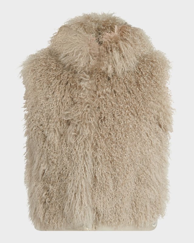 Ermione Shearling Puffer Vest