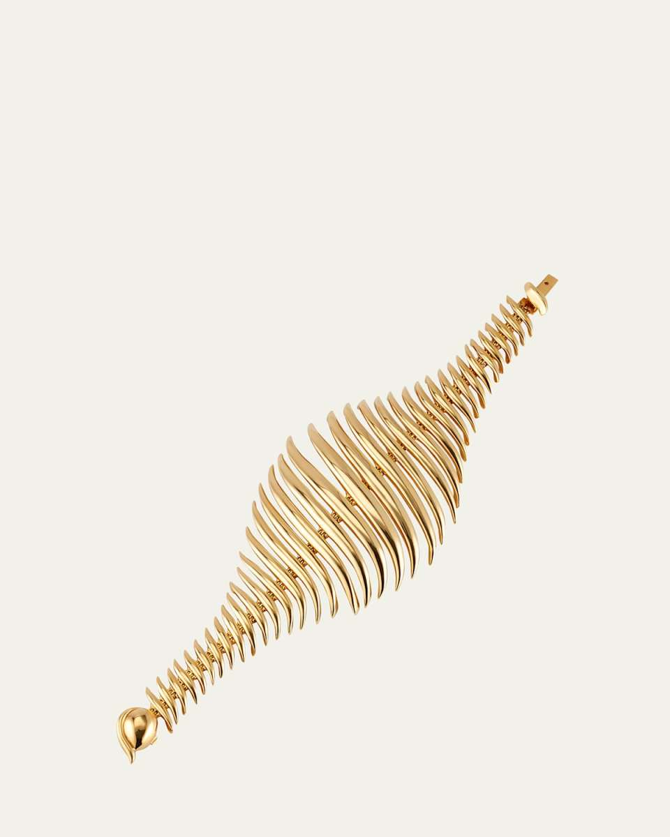 Flame Bracelet in 18K Yellow Gold