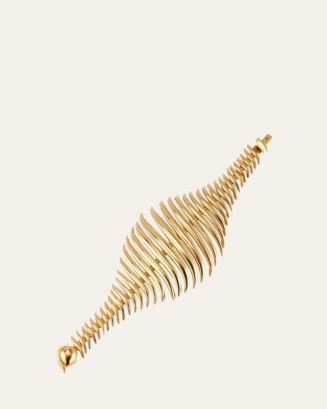 Flame Bracelet in 18K Yellow Gold