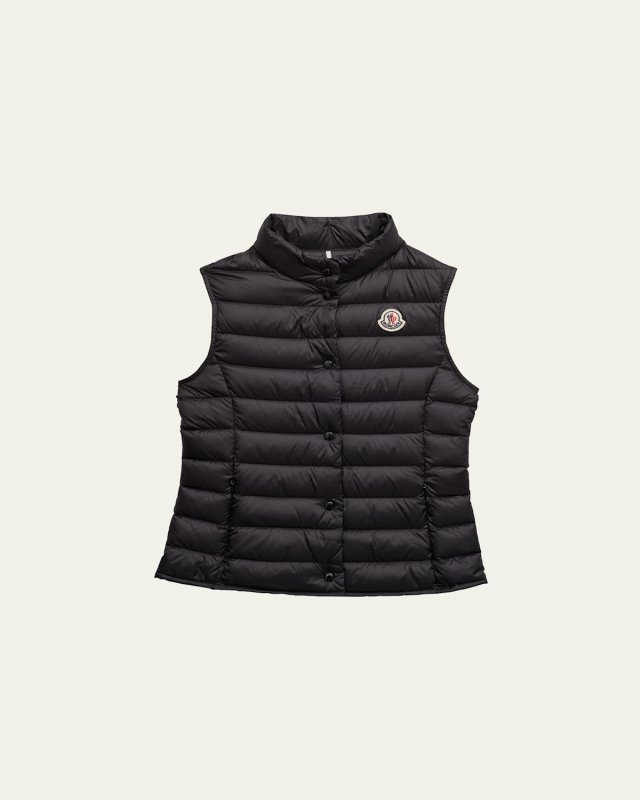 Boy's Liane Quilted Down Vest, Size 8-14