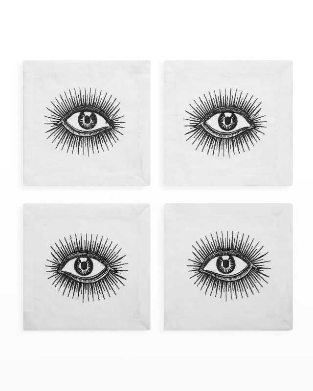 Eyes Cocktail Napkins, Set of 4