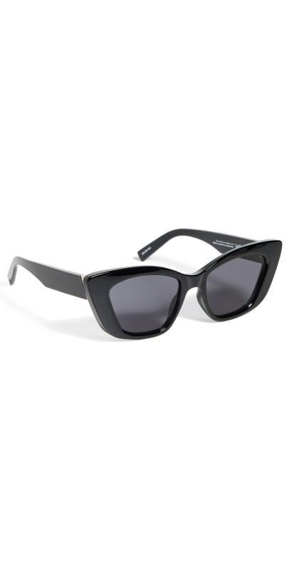 Le Specs Tranquil Turmoil Sunglasses Black